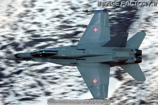 2005-10-12 Axalp Shooting Range 0363 - FA-18C Hornet